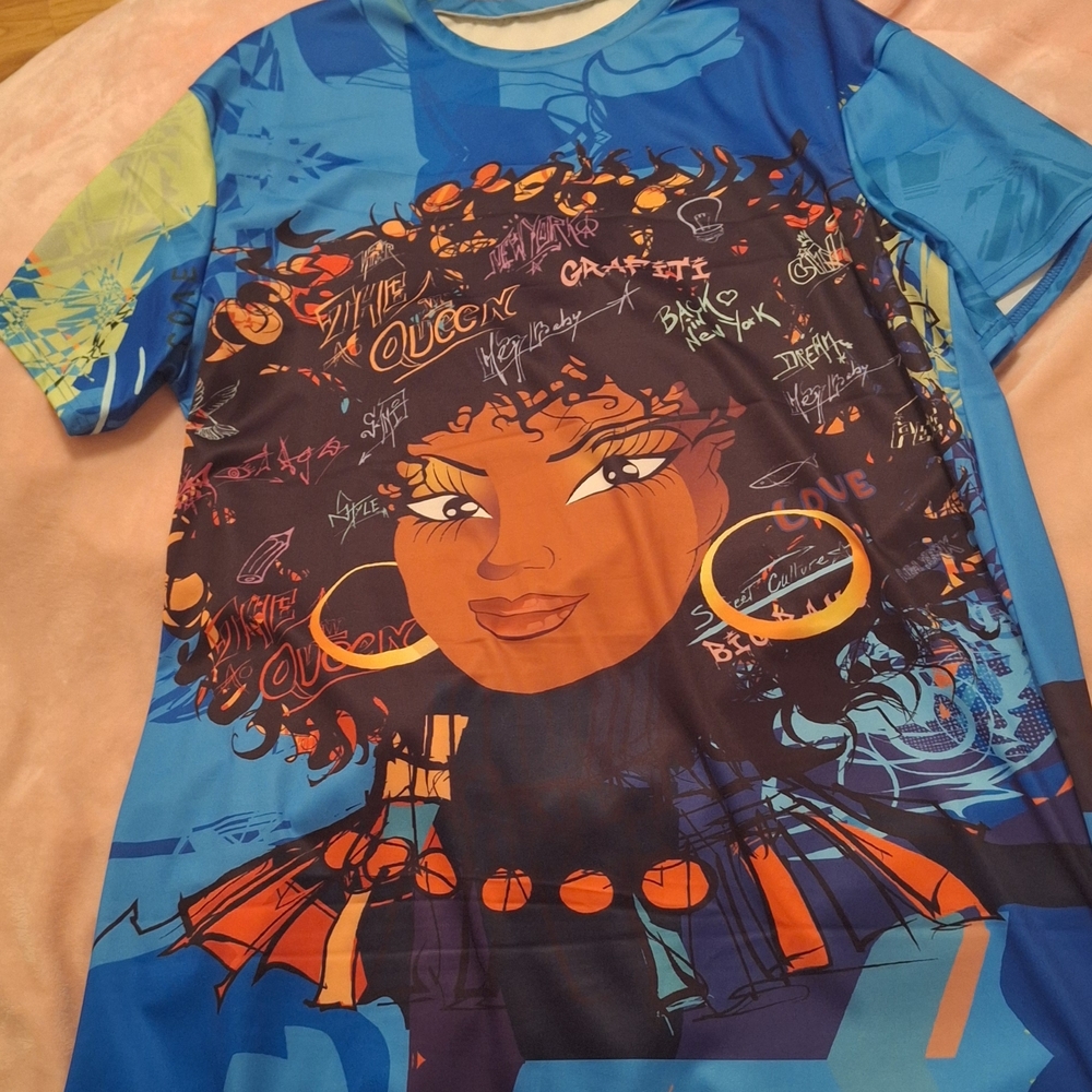 Colorful Graphic Dress